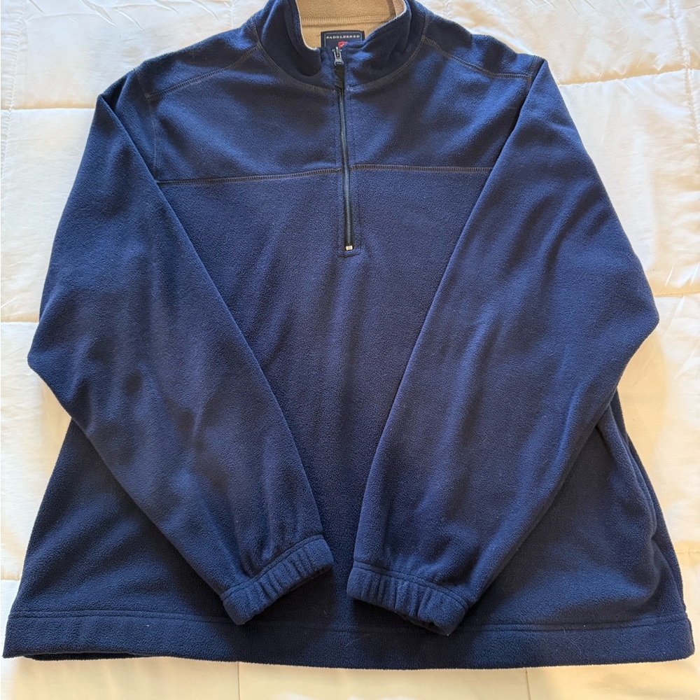 Saddlebred Men's Deep Blue Zip-Up Sweater